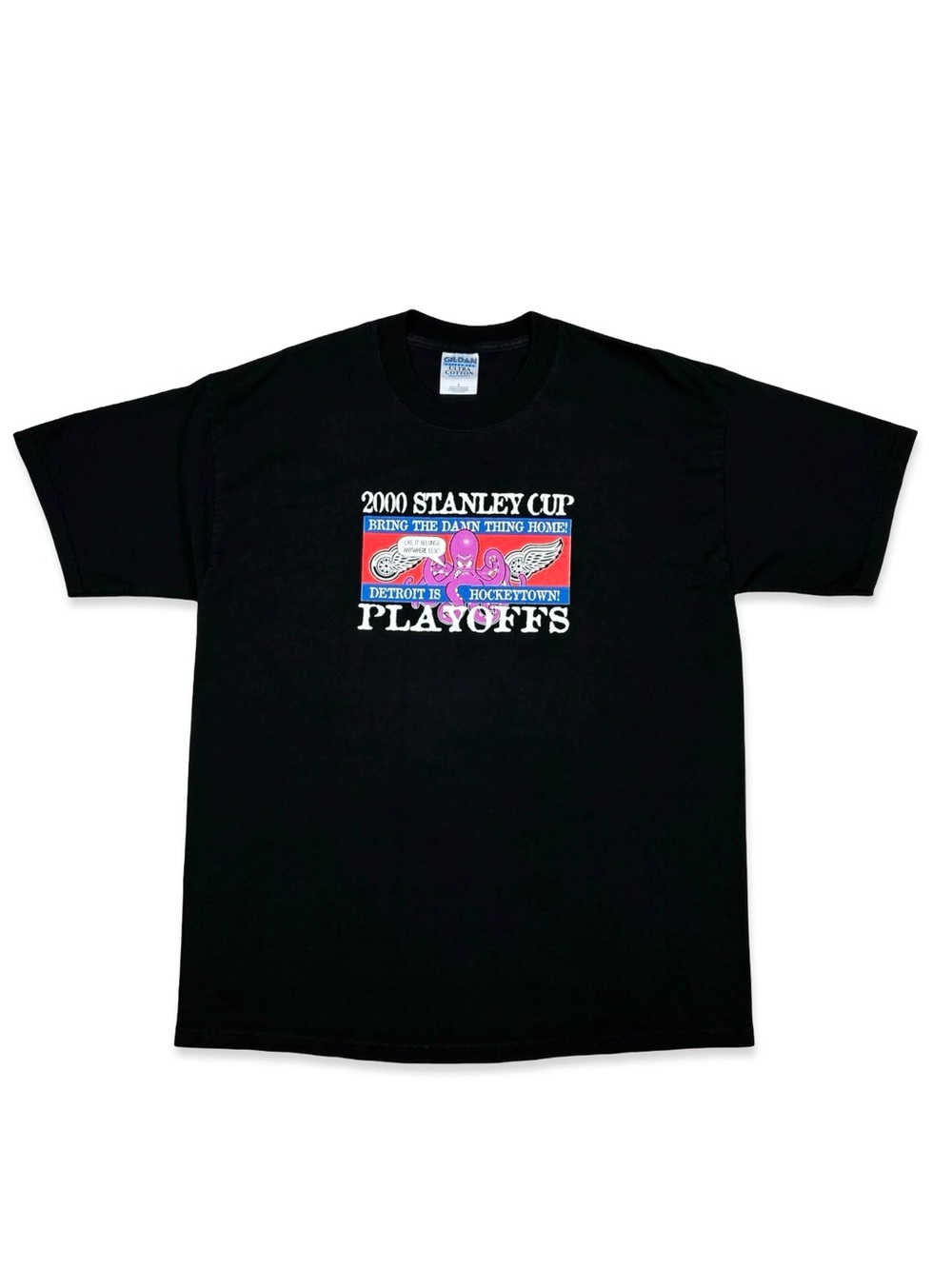 Detroit Red Wings Vintage 2000 Stanley Cup Playoffs T-Shirt